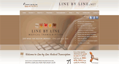 Desktop Screenshot of linebyline.net