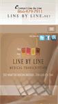 Mobile Screenshot of linebyline.net